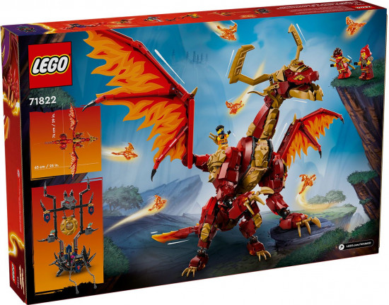 Конструктор LEGO® 71822 Дракон Истока движения
