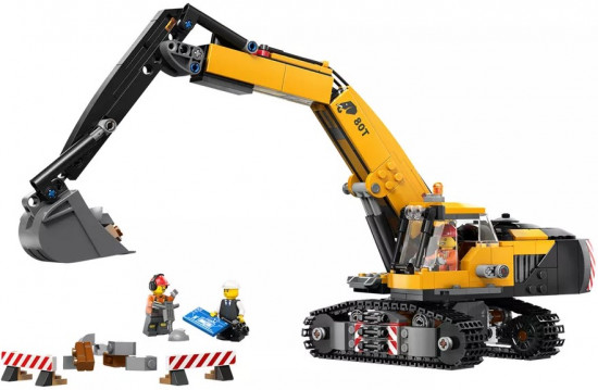 Конструктор LEGO® 60420 Желтый строительный экскаватор