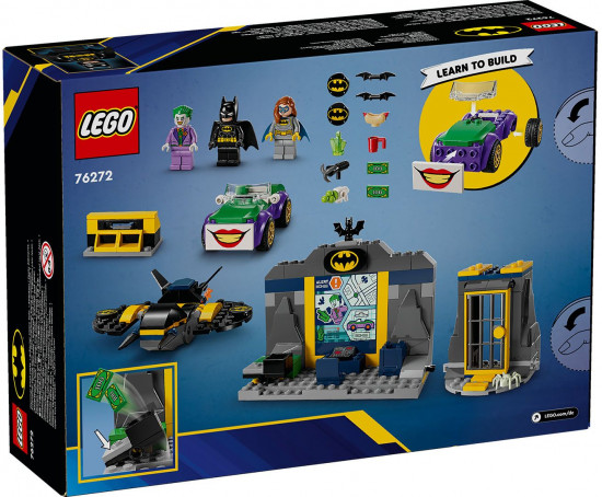 Конструктор LEGO® 76272 Бэтпещера с Бэтменом, Бэтгерл и Джокером