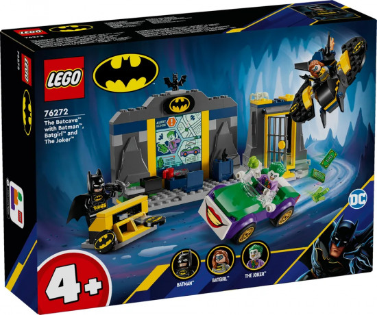 Конструктор LEGO® 76272 Бэтпещера с Бэтменом, Бэтгерл и Джокером