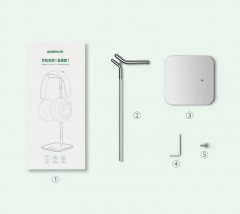 Подставка для наушников и гарнитуры настольная «Adjustable Headphone Stand Bracket» - Фото 5