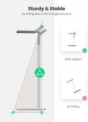 Подставка для наушников и гарнитуры настольная «Adjustable Headphone Stand Bracket» - Фото 11