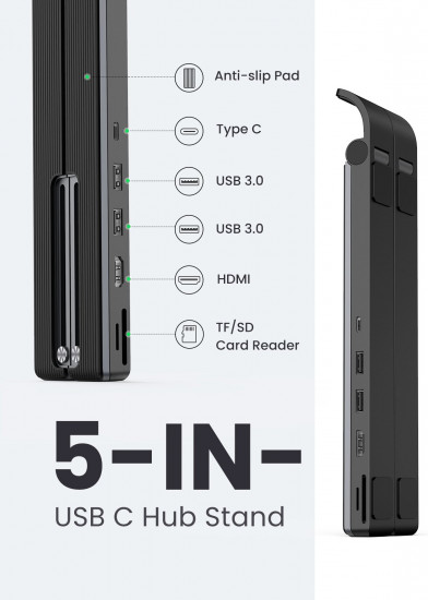 Док-станция-подставка для ноутбука складная «X-Kit Laptop Stand Docking Station»