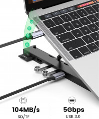 Док-станция-подставка для ноутбука складная «X-Kit Laptop Stand Docking Station» - Фото 5