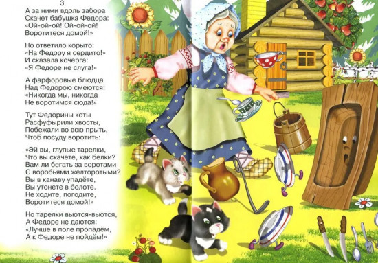 Сказки для малышей. Федорино горе