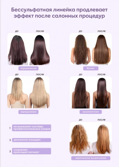 Шампунь для волос бессульфатный «Soft Shampoo»