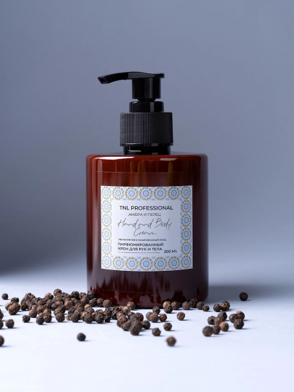 Крем для рук и тела с ароматом амбра и перца «Hand and Body Cream»