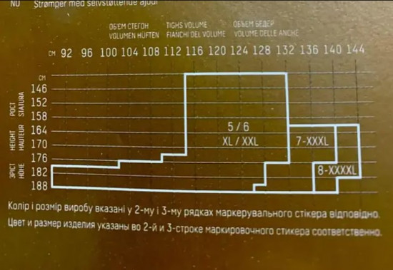 Чулки женские «Positive hold-ups»