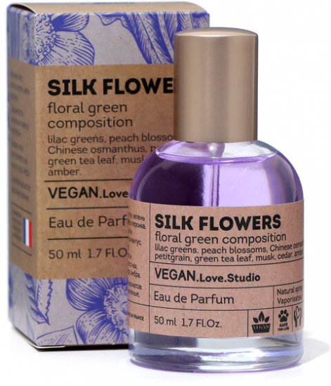 Парфюмированная вода «Vegan Love Studio Silk Flowers»
