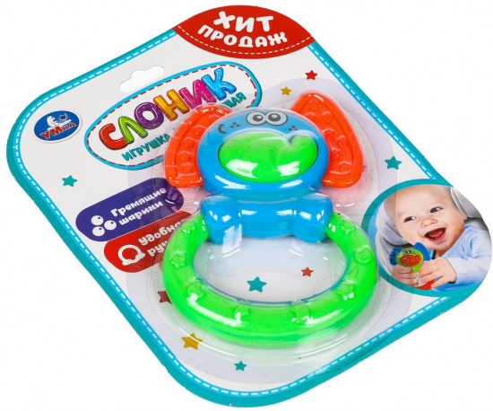 Игрушка-погремушка «Слоник»