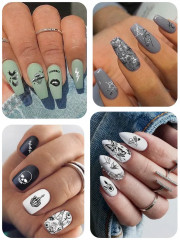 Слайдеры для ногтей «Готическое серебро» - Фото 2