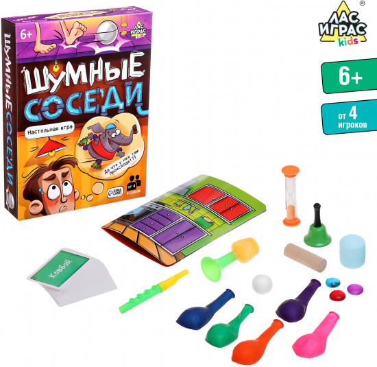 Игра настольная «Шумные соседи»