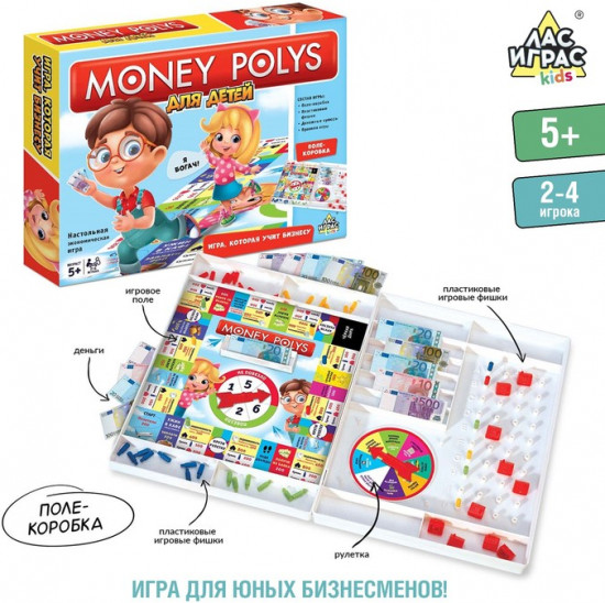 Игра настольная «Монополия для детей»