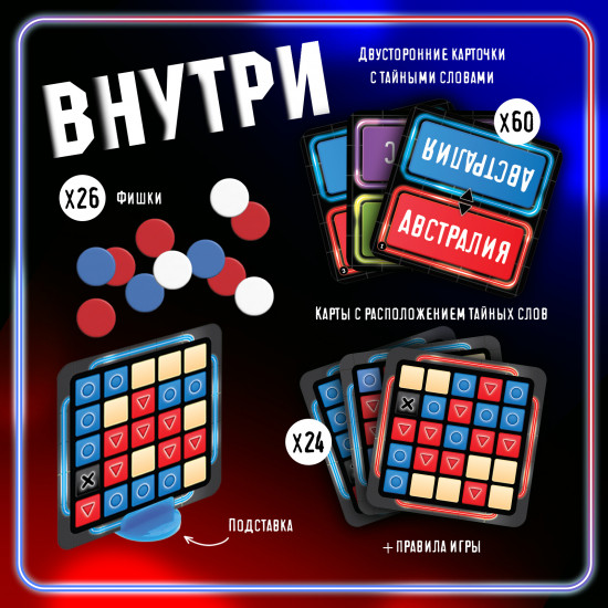 Игра настольная «Тайные слова»