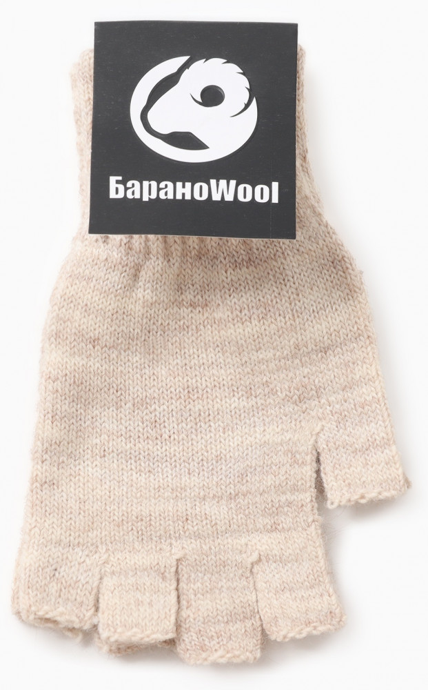 Перчатки-митенки мужские | БараноWool | Фото 3