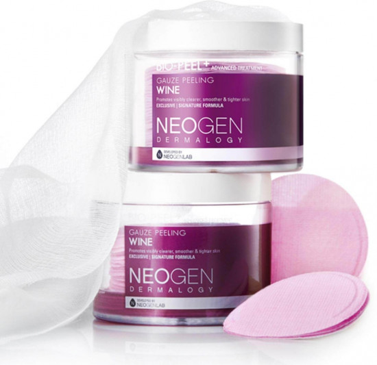 Пилинг-пэды «Dermatology Wine Lift PHA Gauze Peeling»