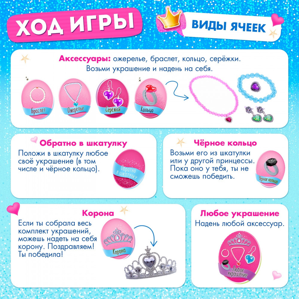 Игра настольная «Как стать принцессой» | Kids | Лас Играс | Фото 5