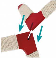 Когтеточка непереворачивающаяся «Tripod Small» - Фото 1