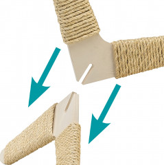 Когтеточка непереворачивающаяся Tripod - Фото 2