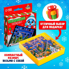 Игра настольная «Новогодний лабиринт» - Фото 5