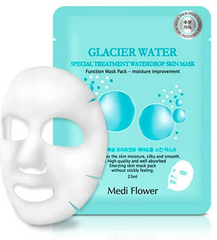 Маска для лица тканевая с талой ледниковой водой «Glacier Waterdrop»