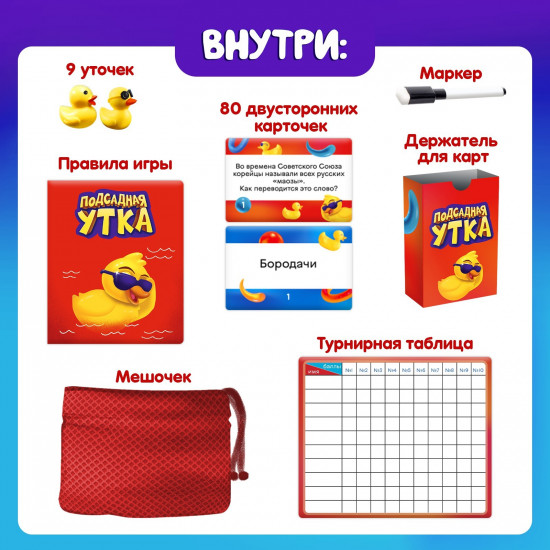 Игра настольная «Подсадная утка»