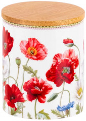 Банка для хранения с крышкой «Маки» - Фото 2