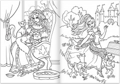 Большая раскраска «Для девочек» - Фото 2