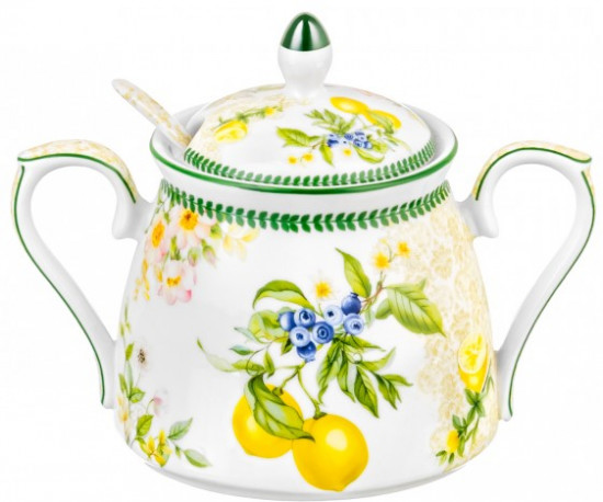 Сахарница с ложкой «Лимоны»