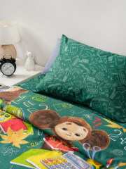 Комплект постельного белья «Чебурашка Школьная пора» - Фото 4