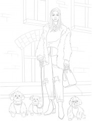 Раскраска «Me and My Puppy» - Фото 1