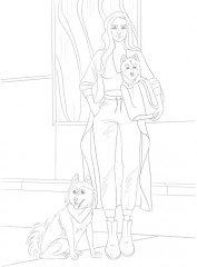 Раскраска «Me and My Puppy» - Фото 3