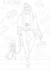 Раскраска «Me and My Puppy» - Фото 8