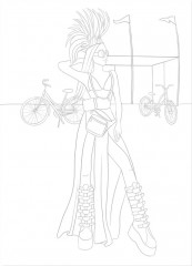 Раскраска «Burning Man» - Фото 5