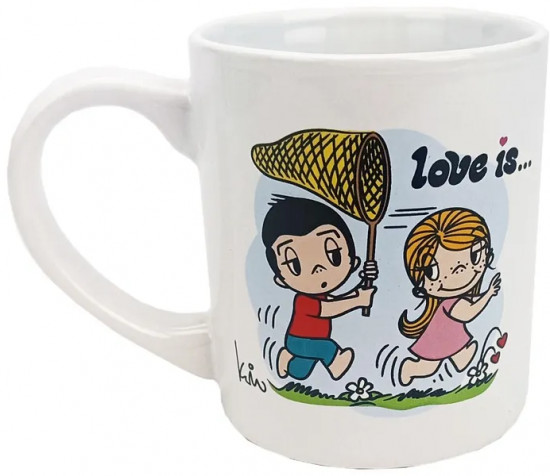 Кружка в подарочной упаковке «Love is...»