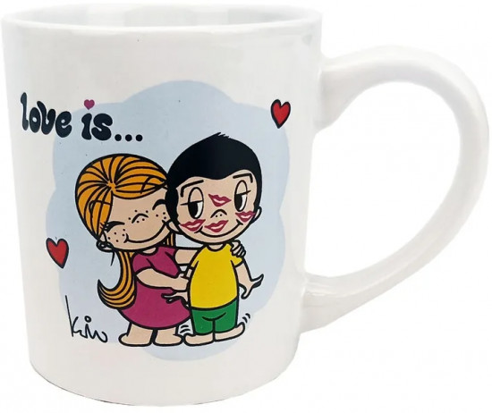 Кружка в подарочной упаковке «Love is...»