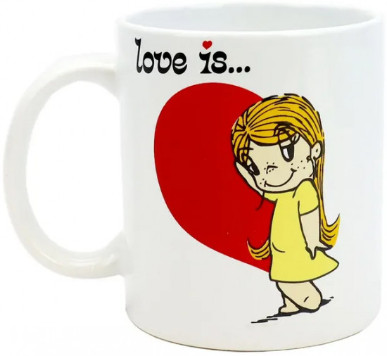 Набор кружек в подарочной упаковке «Love is...,Счастье в Кружках»