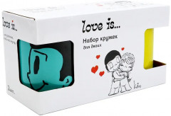 Набор кружек в подарочной упаковке «Love is...,Вкусовые пристрастия» - Фото 8