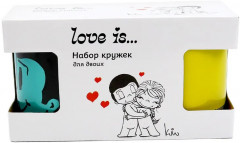 Набор кружек в подарочной упаковке «Love is...,Вкусовые пристрастия» - Фото 9