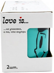 Набор кружек в подарочной упаковке «Love is...,Вкусовые пристрастия» - Фото 12