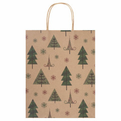 Набор пакетов подарочных «Kraft Xmas Tree» - Фото 2