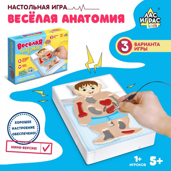 Игра настольная «Весёлая анатомия»