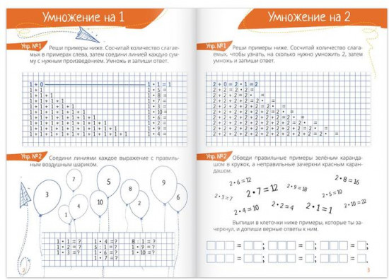 Тренажёр по таблице умножения