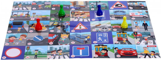 Игра настольная «Изучаем ПДД»