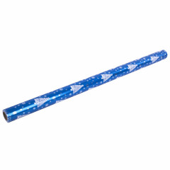 Бумага упаковочная с металлизированным эффектом «Blue Winter» - Фото 3