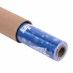 Бумага упаковочная с металлизированным эффектом «Blue Winter» - Фото 5