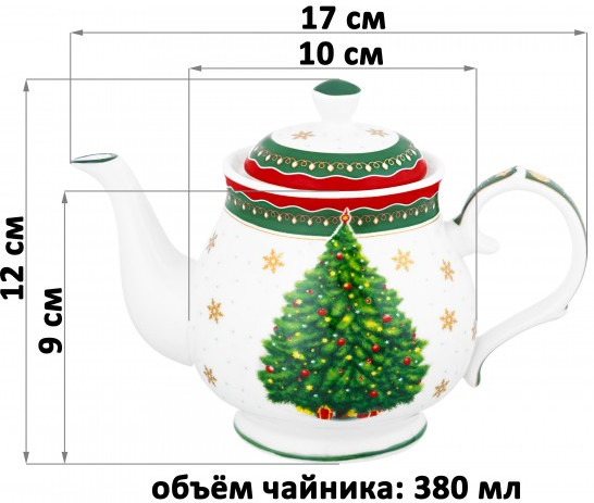 Чайник заварочный «Новогодняя елка»