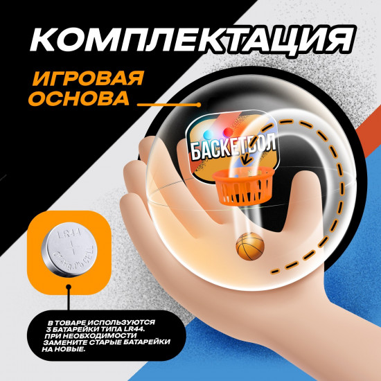 Игра настольная «Вращай-забивай! Баскетбол»