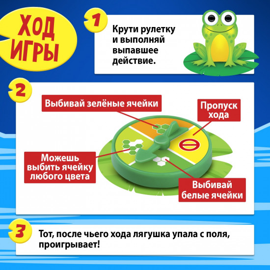 Игра настольная «Ловушка для лягушки»