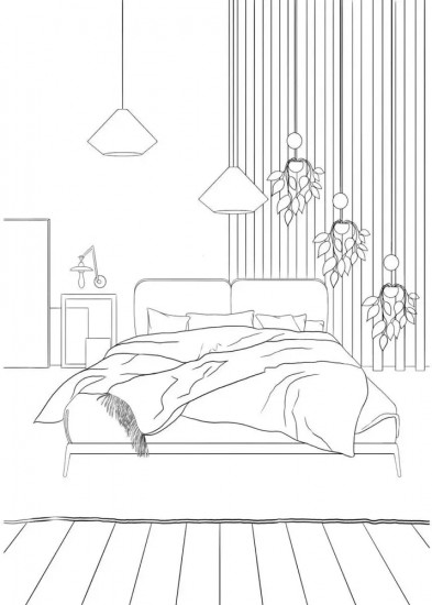 Раскраска «Interior Designer»